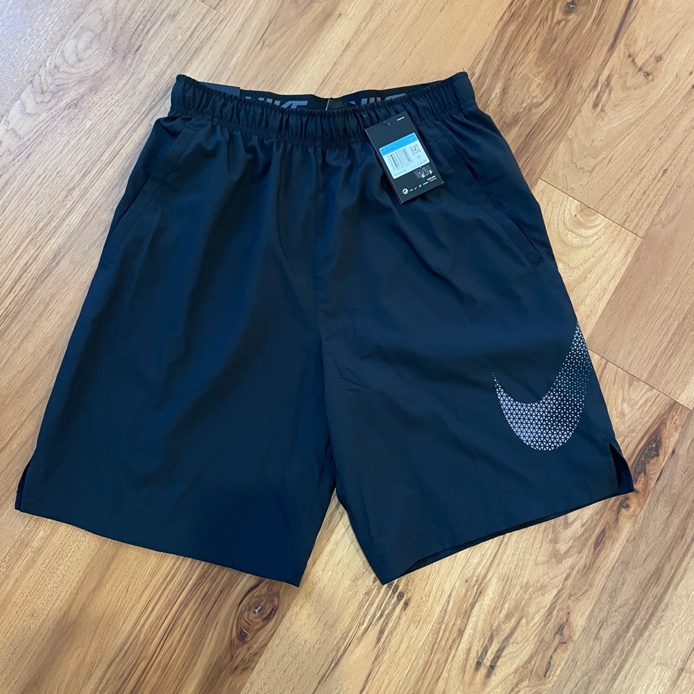 Nike Flex standard fit black athletic shorts